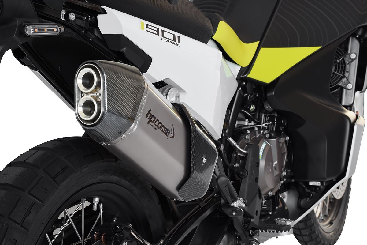 HP Corse échappement sps carbone court titane husqvarna norden 901 2022-2024