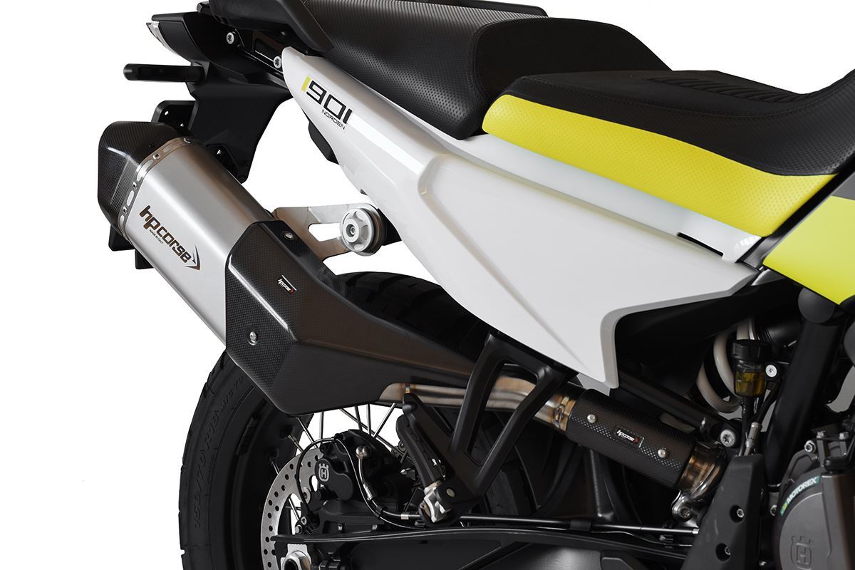 HP Corse échappement sps carbone court titane husqvarna norden 901 2022-2024