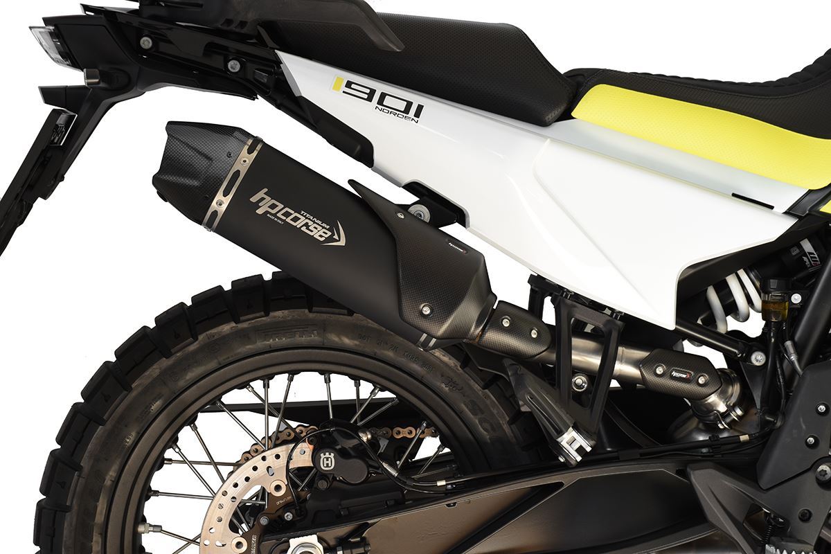 HP Corse échappement SP-1 Carbon court Husqvarna Norden 901 2022-2024
