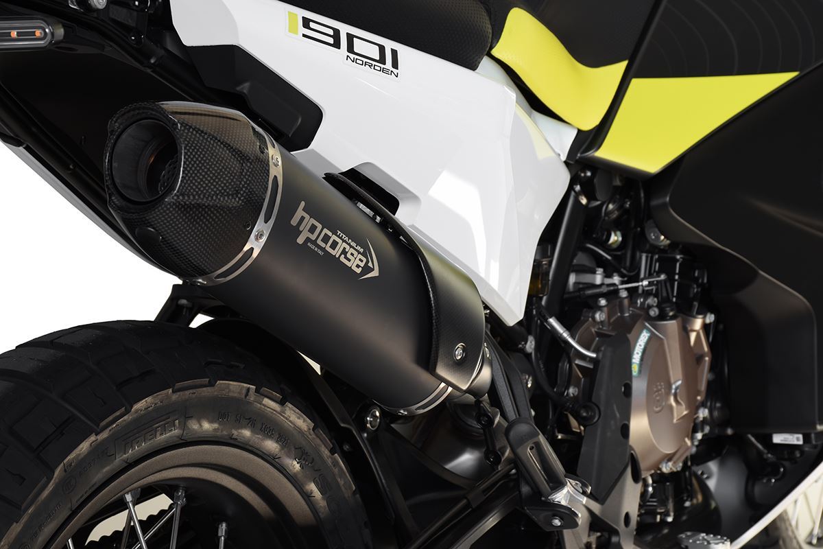 HP Corse échappement SP-1 Carbon court Husqvarna Norden 901 2022-2024