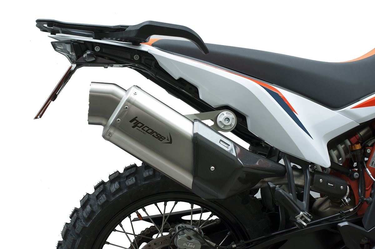 HP Corse échappement 4-Track R Short Titanium KTM 890 Adventure 2021-2024