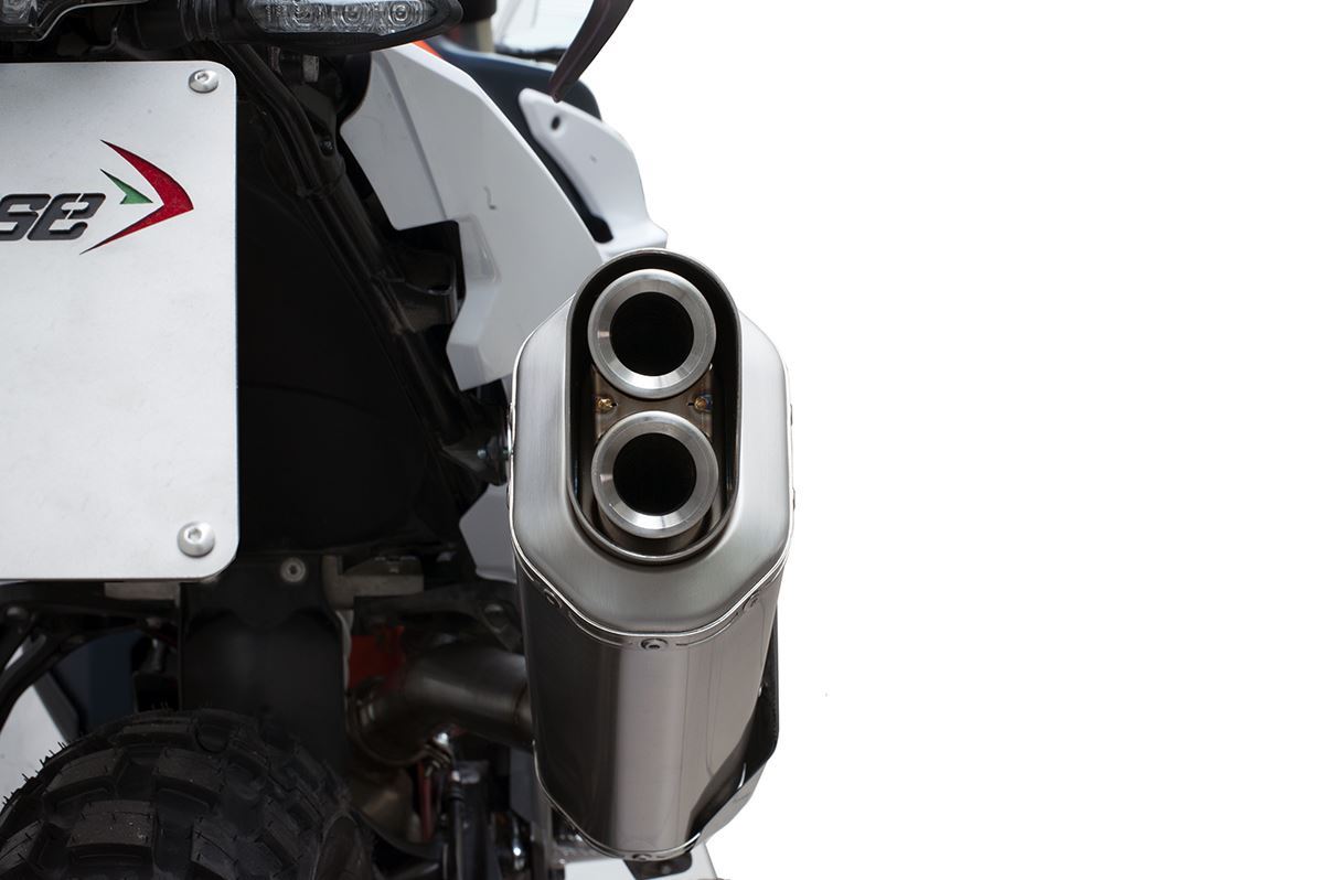 HP Corse échappement 4-Track R Short Titanium KTM 890 Adventure 2021-2024