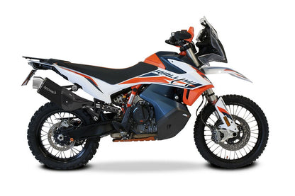 HP Corse échappement 4-Track R Short Black KTM 890 Adventure 2021-2024