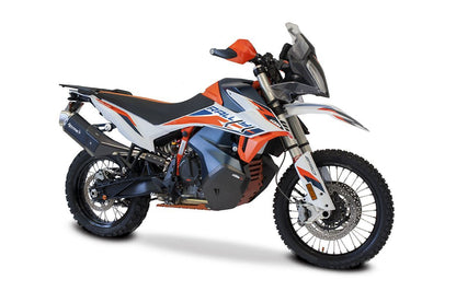 HP Corse échappement 4-Track R Short Black KTM 890 Adventure 2021-2024