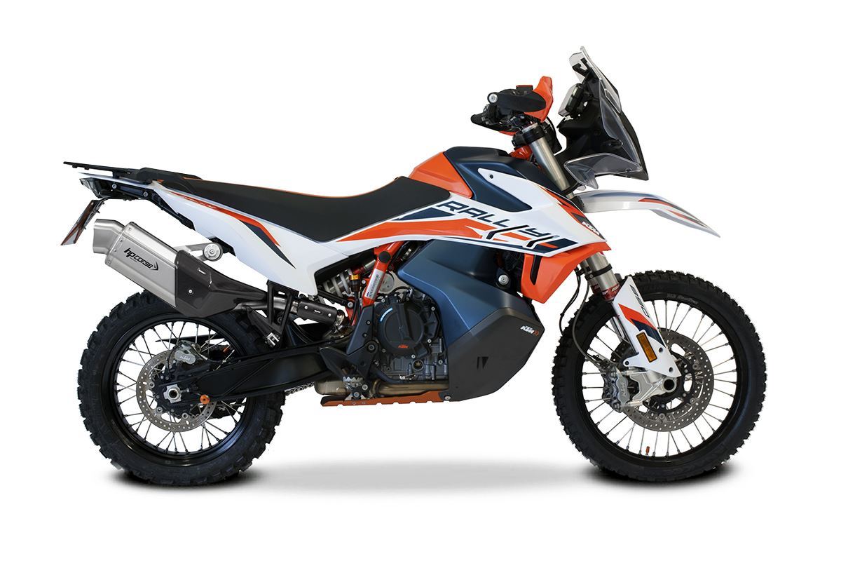 HP Corse échappement 4-Track R Short Satin KTM 890 Adventure 2021-2024