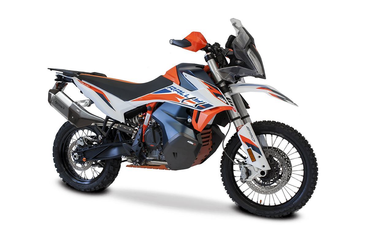 HP Corse Shappe SPS Carbon Short Titanium KTM 890 Adventure 2021-2024