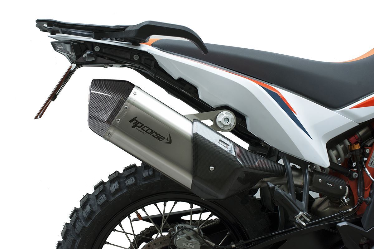 HP Corse Shappe SPS Carbon Short Titanium KTM 890 Adventure 2021-2024