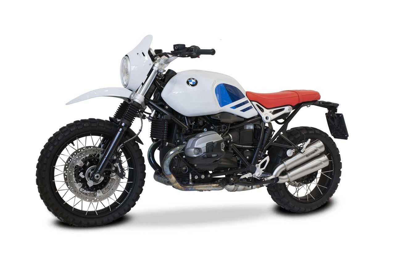 HP Corse Hydroform RS 300 dubbele slip-on uitlaat Satin BMW R Nine T (2017-2020)