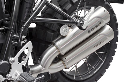 HP Corse Hydroform RS 300 dubbele slip-on uitlaat Satin BMW R Nine T (2017-2020)