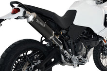 HP Corse échappement SP-1 Titane court noir (pour montage élevé) Ducati Desertx 2022-2024