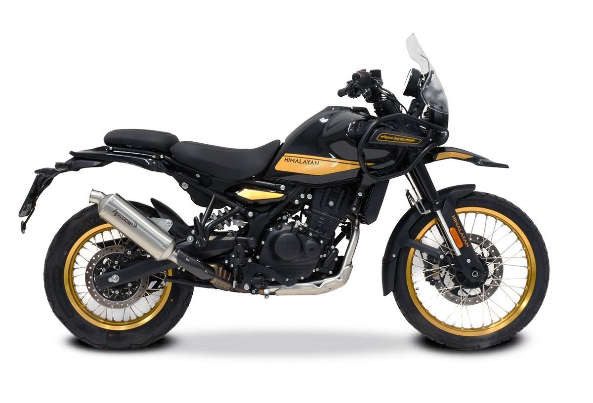 HP Corse SP-1 Short Satin slip-on uitlaat Royal Enfield Himalayan 450 (2024+)