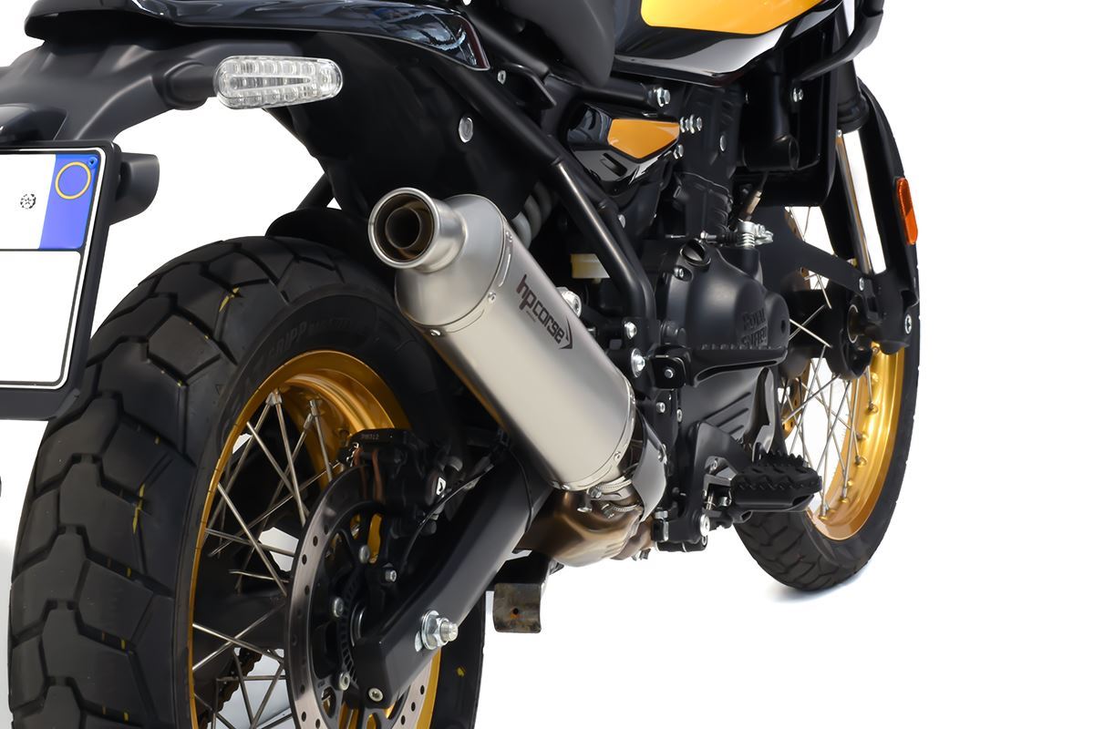 HP Corse SP-1 Short Satin slip-on uitlaat Royal Enfield Himalayan 450 (2024+)