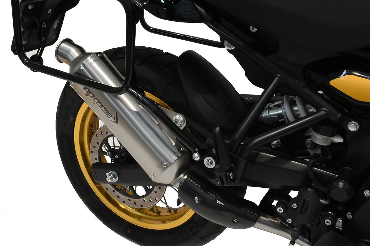 HP Corse SP-1 Short Satin slip-on uitlaat Royal Enfield Himalayan 450 (2024+)