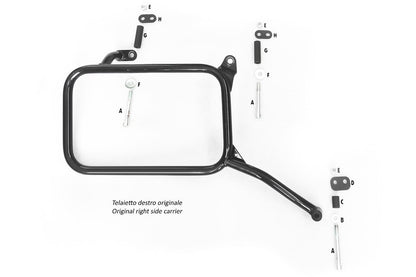 HP Corse bagagerek spacer set voor Royal Enfield Himalayan 650 (2024+)