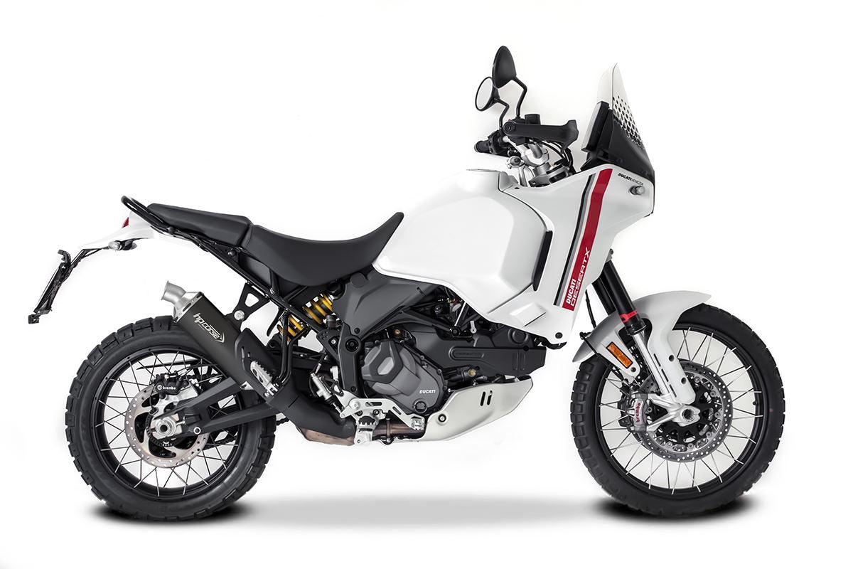 HP Corse échappement SP-1 Titane court noir (pour assemblage bas) Ducati Desertx 2022-2024