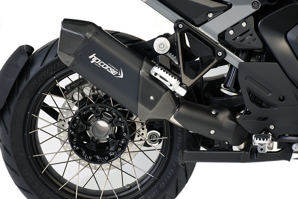 HP Corse SPS Rally 270 Black Titanium Uitlaat – BMW R 1300 GS (2025+)
