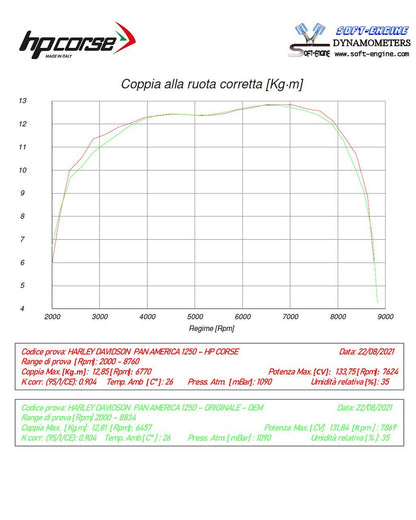 SPS Carbon 350 Titanium slip-on uitlaat Harley Davidson CVO Pan America 1250 (2021+)