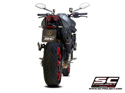 SC-Project SC1-S uitlaatdemper carbon Ducati Monster 950 (2021-2025)