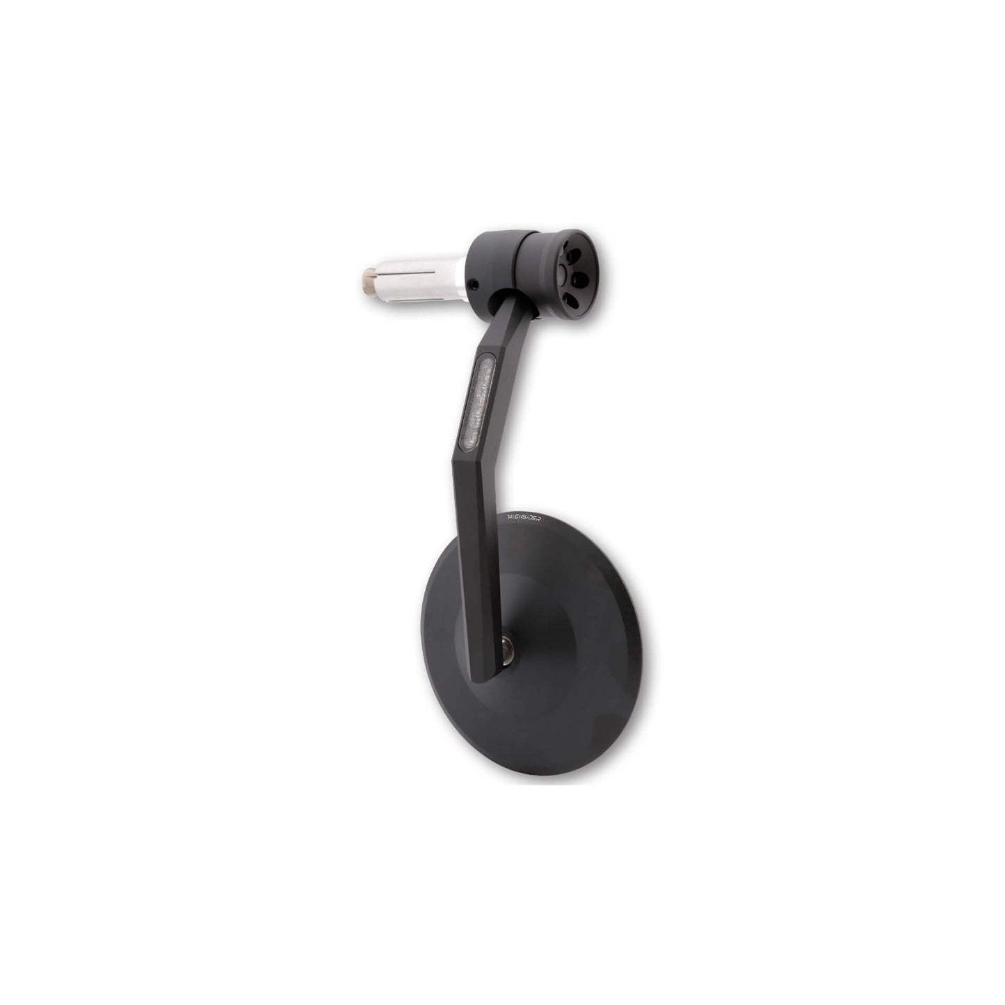 Miroir d'extrémité du guidon Highsider Montana RIM avec un signal de virage à LED / lumière de position