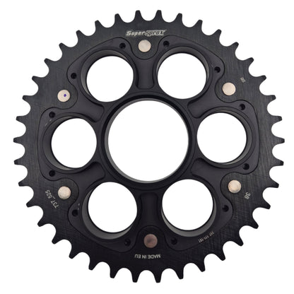 Superprox Back-wooth Wheel Stealth Edge 525 38T Black Ducati 1098 (2007-2008)