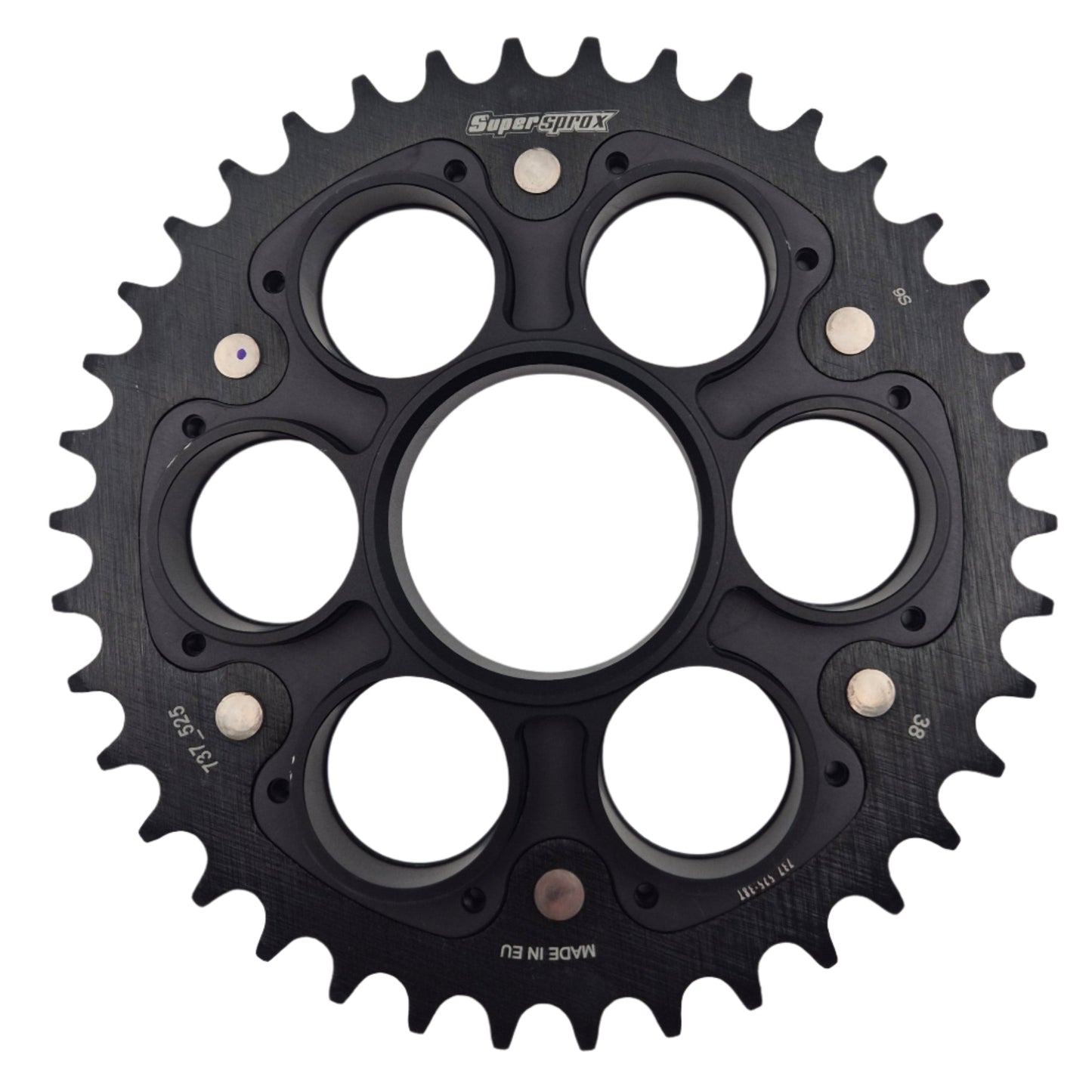 Superprox Back-wooth Wheel Stealth Edge 525 39t Zwart Ducati 1098 (2007-2008)