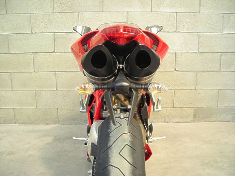 G&G Big Oval Échappement ovale Ducati 1198