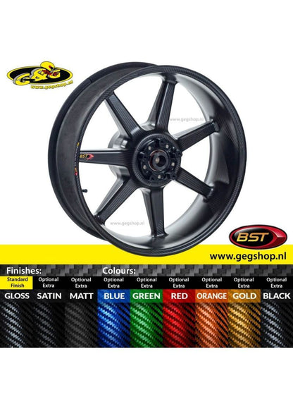 BST Carbon Achtervelg Mamba TEK 6,0 x 17" Honda CBR 1000RR Fireblade / SP 2009 t/m 2016