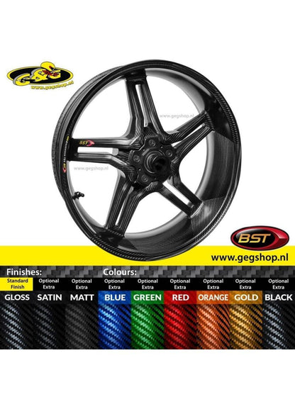 BST Rapid TEK voorvelg carbon 3,5 x 17" Ducati Multistrada V4S Sport (2021-2024)