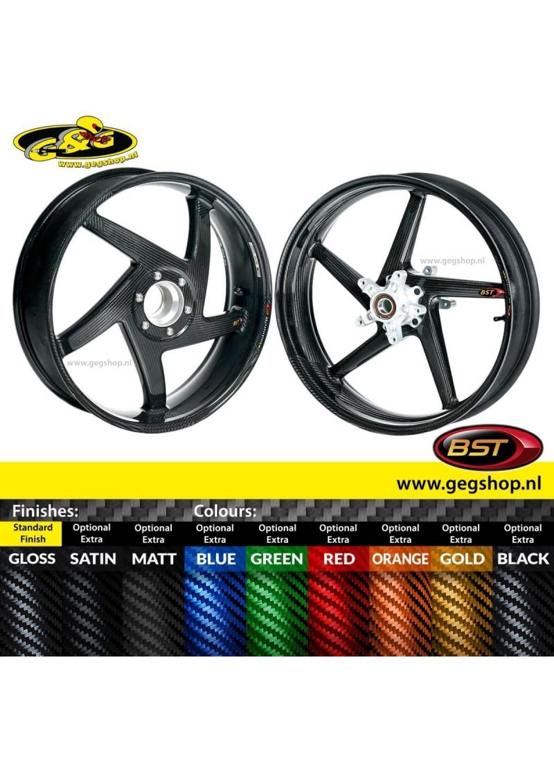 BST Carbon Achtervelg Diamond TEK 6,0 x 17" Triumph Speed Triple 1050 2008 - 2010
