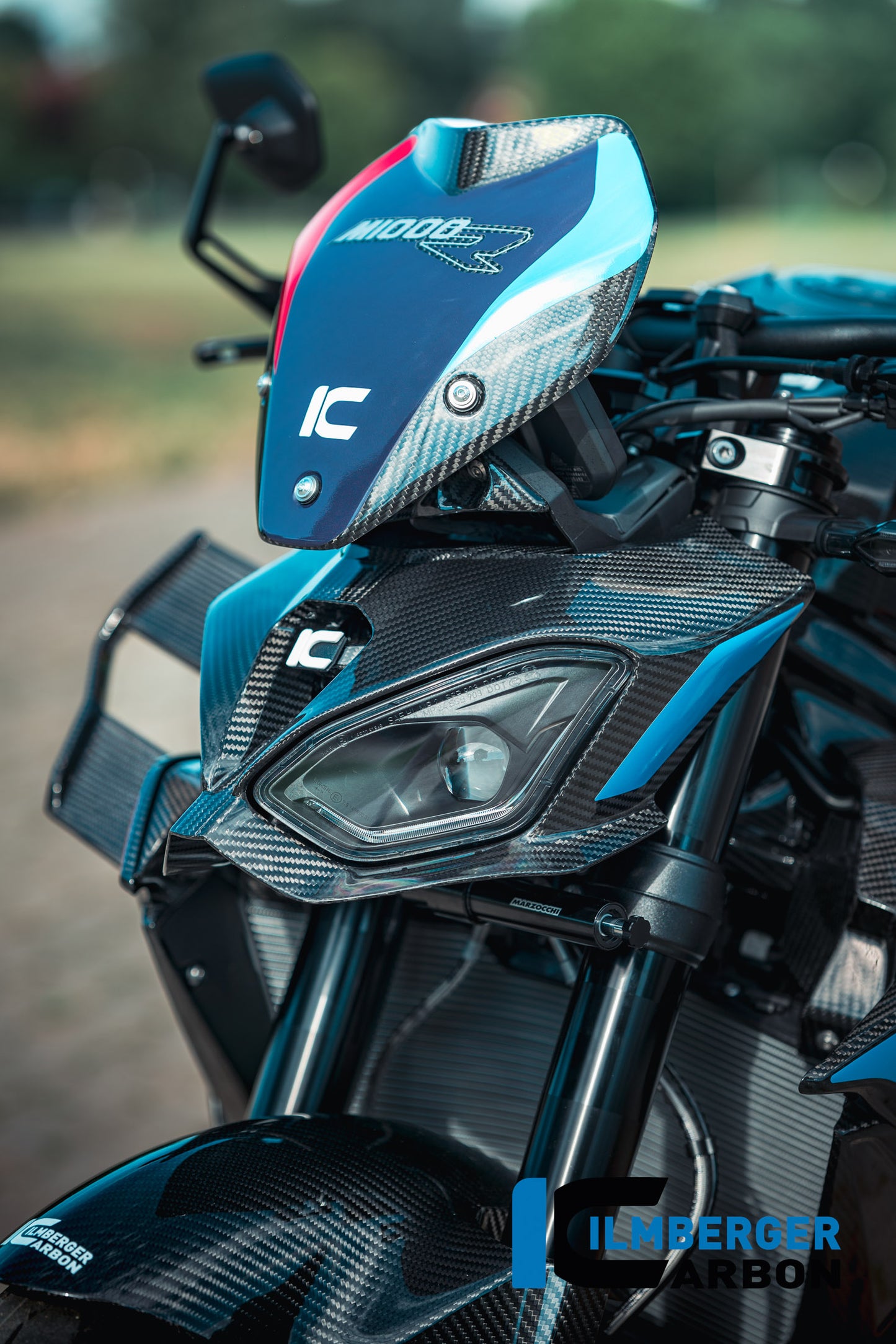 Koplampkuip glanzend carbon BMW M 1000 R (2025+)