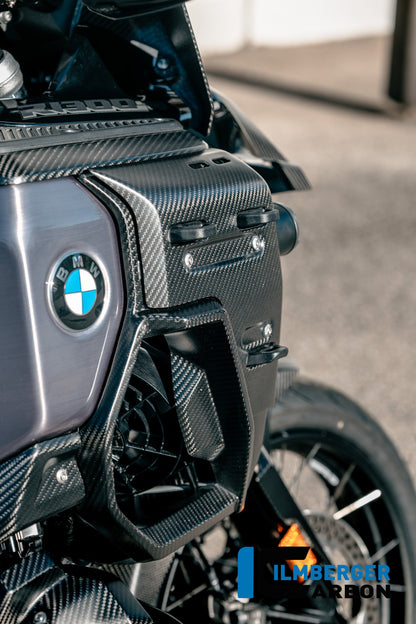 Luchtinlaat paneel cover rechts mat carbon BMW R1300GS Adventure Trophy (2024+)