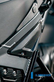 Frame driehoek-cover links achterste deel mat carbon BMW R1300GS Adventure (2024+)