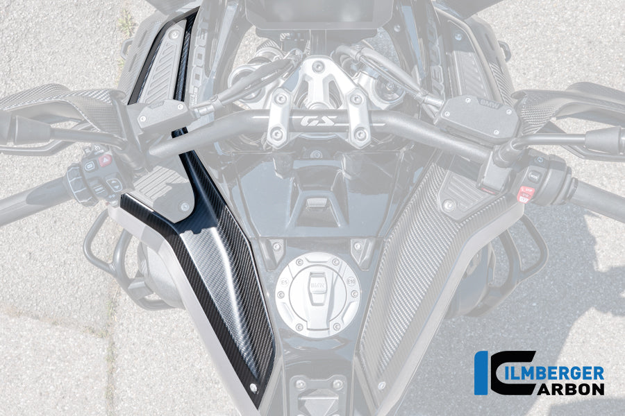Zijkuip onder de tank links (bovenpaneel) mat carbon BMW R1300GS Adventure (2024+)