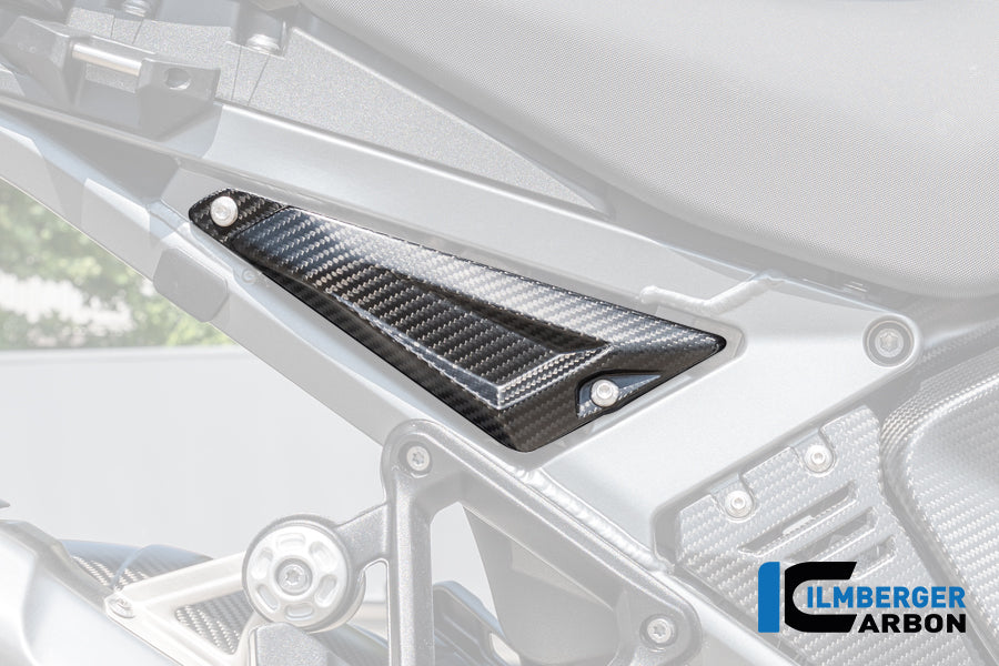 Frame driehoek-cover rechts achterste deel mat carbon BMW R1300GS Adventure (2024+)
