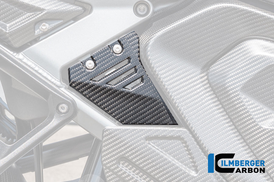 Frame driehoek-cover rechts voorste deel mat carbon BMW R1300GS Adventure Trophy (2024+)
