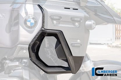 Luchtinlaat paneel cover rechts mat carbon BMW R1300GS Adventure Option 719 Karakorum (2024+)