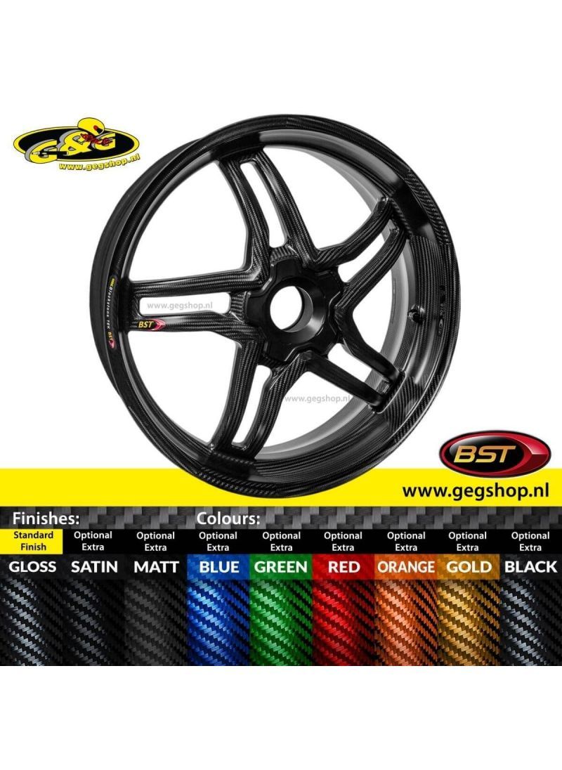BST Carbon Achtervelg Rapid Tek 6,0 x 17" Ducati Multistrada V4RS 2024-2025