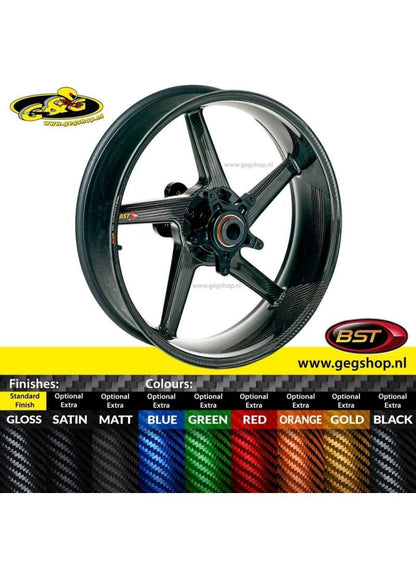 BST Carbon Achtervelg Diamond TEK 6,0 x 17" Aprilia RSV Mille