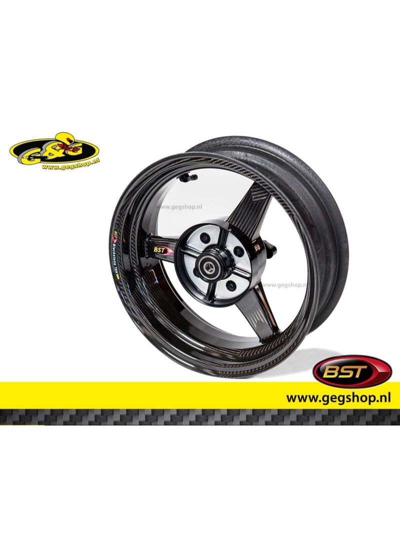 BST Carbon Achtervelg Tripple Tek 4,0 x 12" Kawasaki Ninja 250 / 300