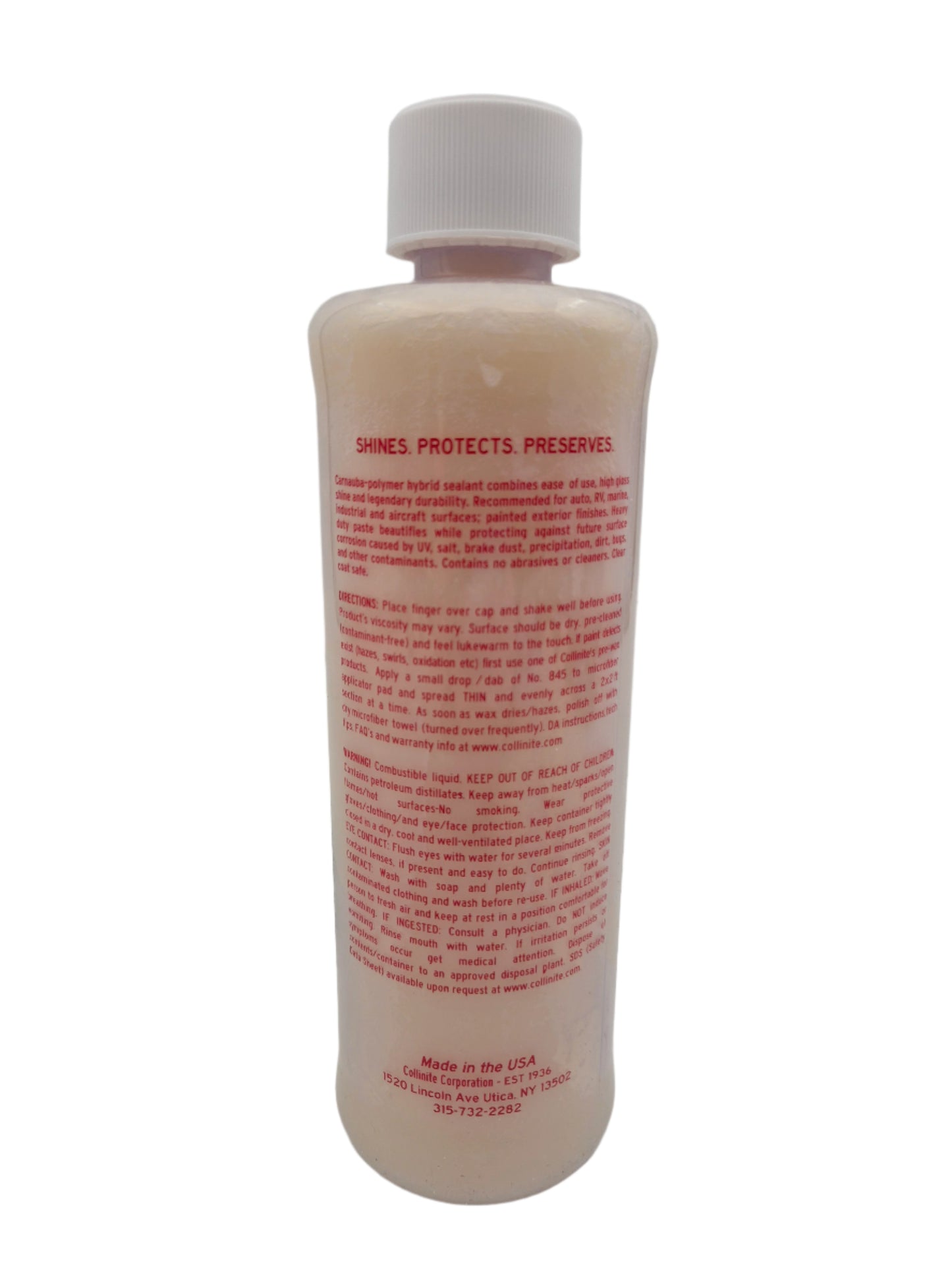 Collinite - cire d'isolateur liquide 845 - 473 ml