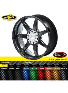 BST Carbon Achtervelg Panther TEK 6,0 x 17" BMW HP2 Sport 2008 t/m2010