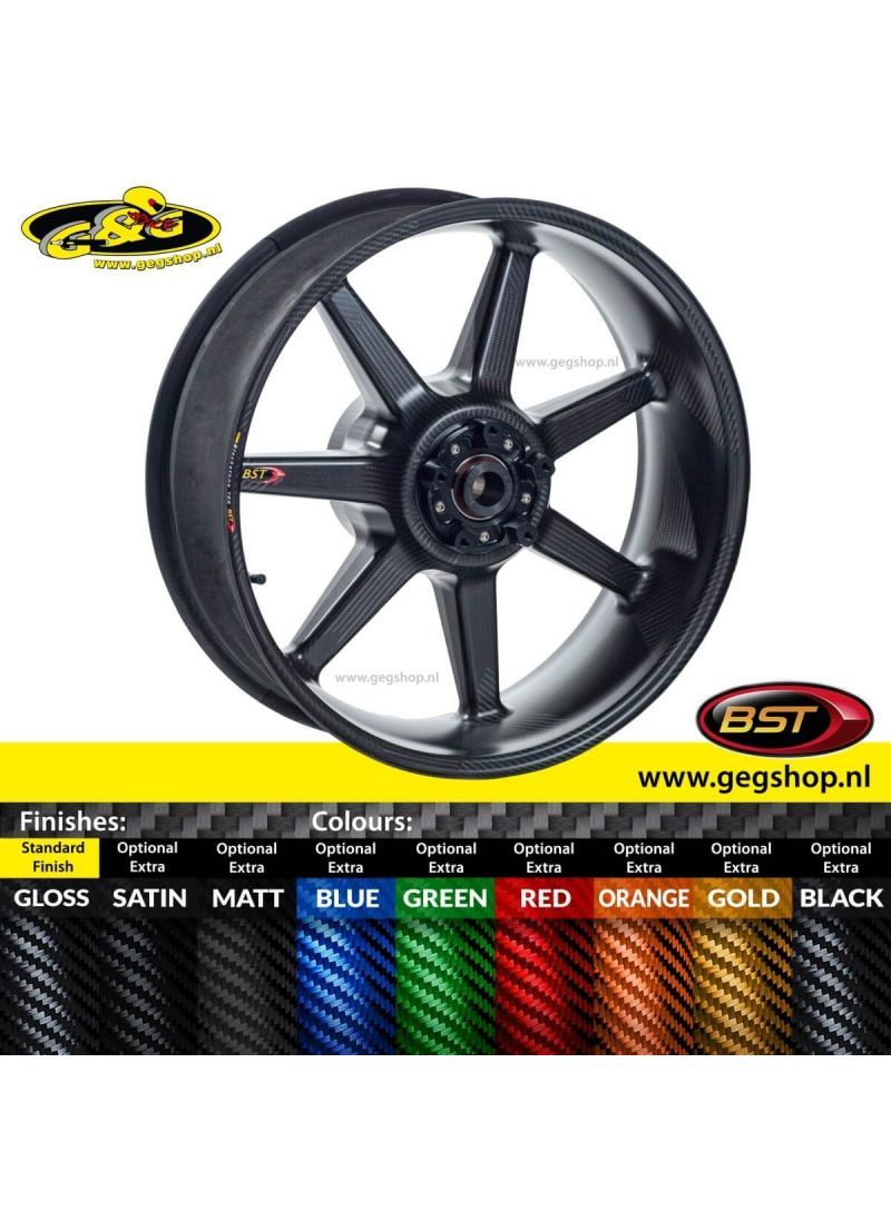BST Carbon Achtervelg Mamba TEK 6,0 x 17" BMW S1000RR 2010-2018