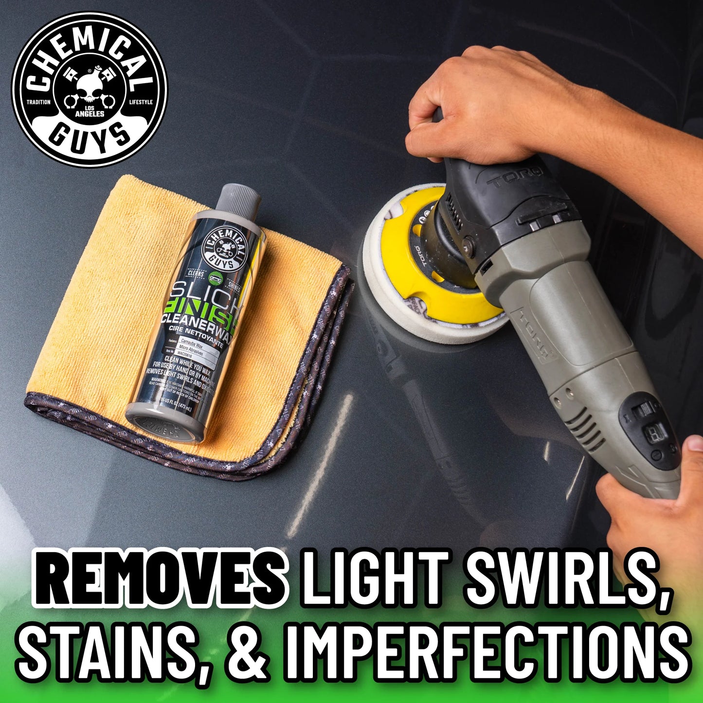 Chemical Guys Slick Finish Clean plus Cire - 473 ml