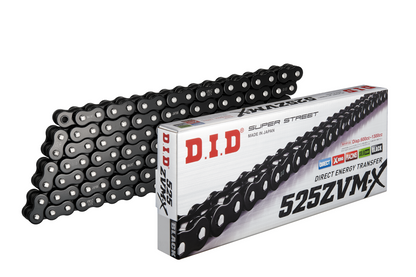Outletdeal: D.I.D. Black&Black 525ZVM-X X-Ring ketting 525 111 schakels