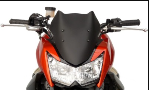 Fabbri windscherm glanzend zwart Kawasaki Z1000 (2007-2009)