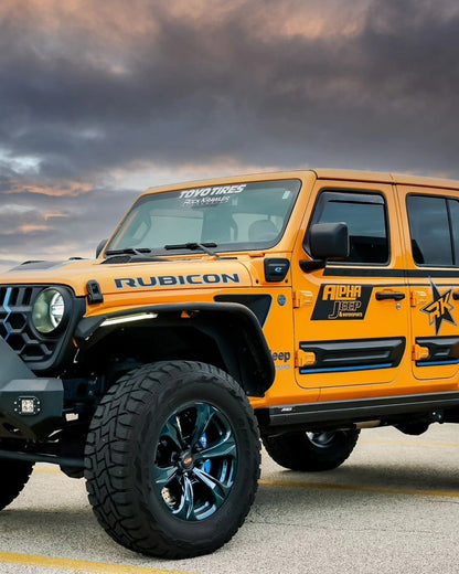 BST Tuff TEK velgenset 9.5" x 20" ET -2,3 (4 stuks) Jeep Wrangler Sahara (2007-2018)