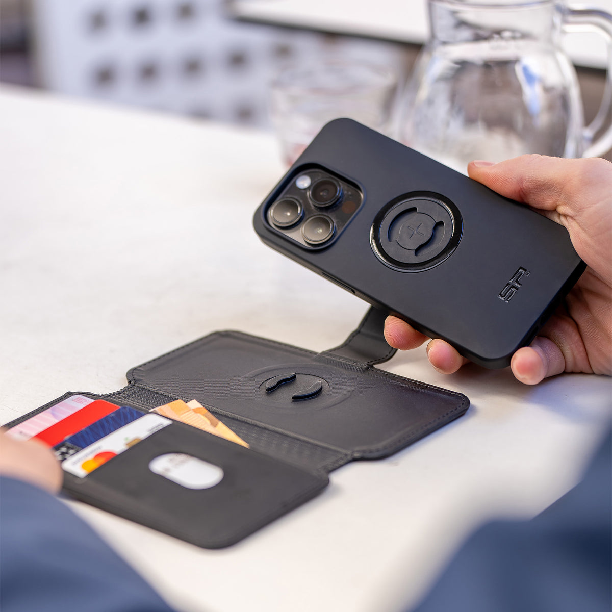 SP Connect Magnetic Flip Cover SPC+ XL – magnetische walletcover – afbeelding 3