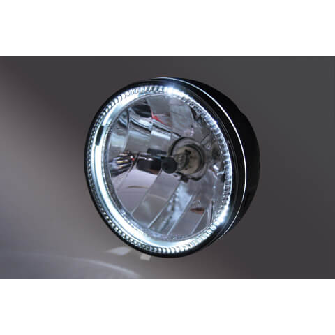 Headsider 5 3/4 pouces phare, anneau de lumière de stationnement à LED
