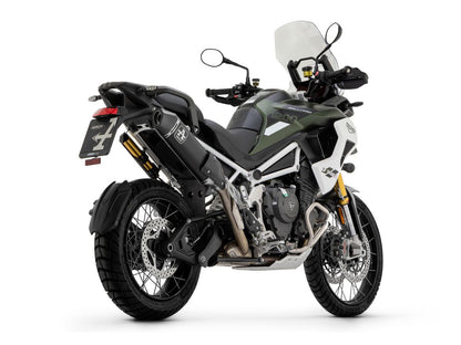 Arrow Veloce Aluminium Dark uitlaat – Triumph Tiger 1200 (2025+) Euro5+