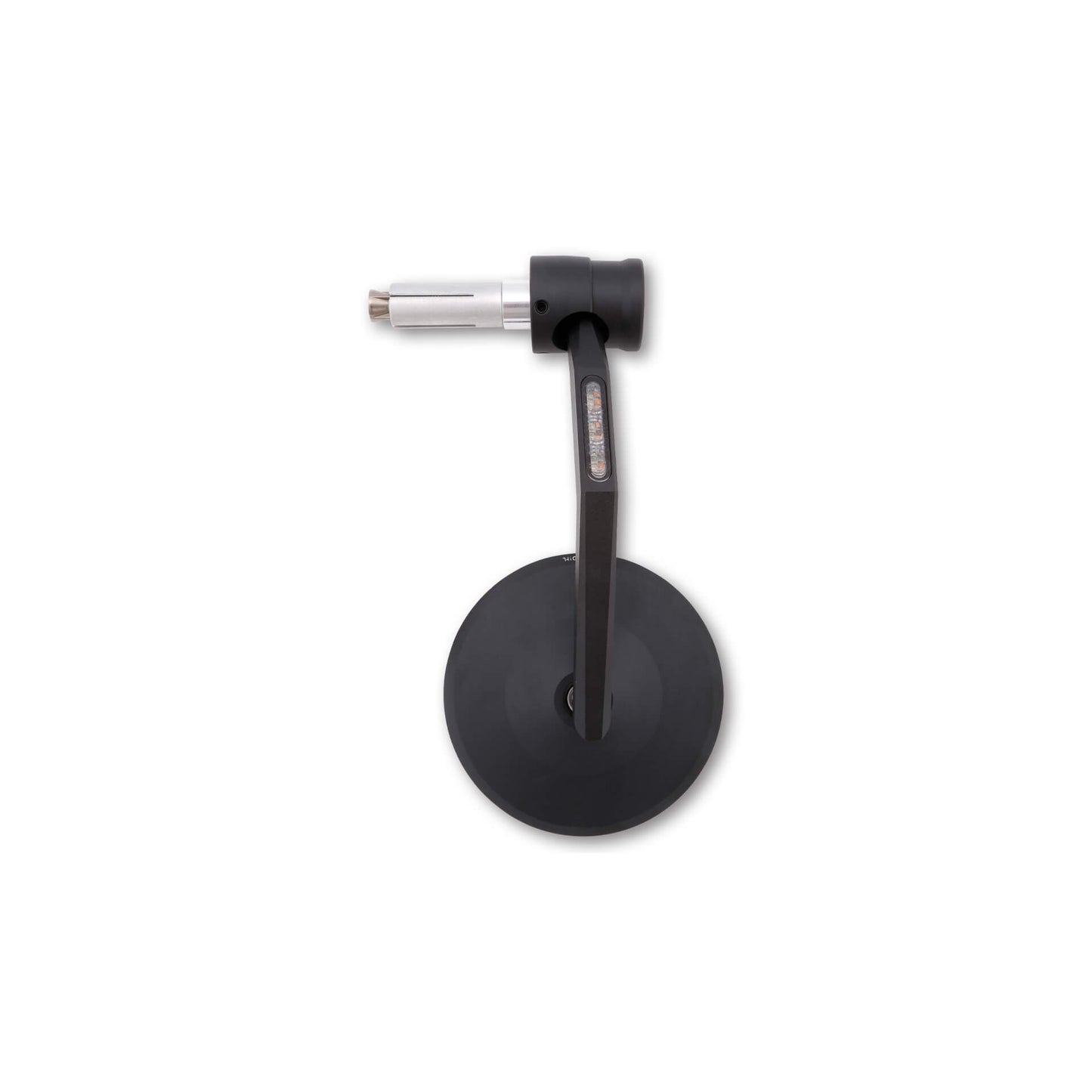 Miroir d'extrémité du guidon Highsider Montana RIM avec un signal de virage à LED / lumière de position